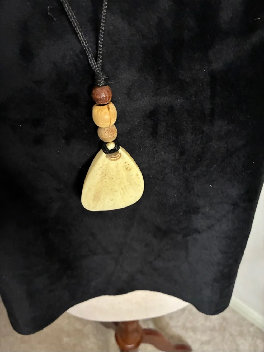 Vintage Hand-Carved Bone Horse Pendant Necklace | Southwestern Boho Tribal Style